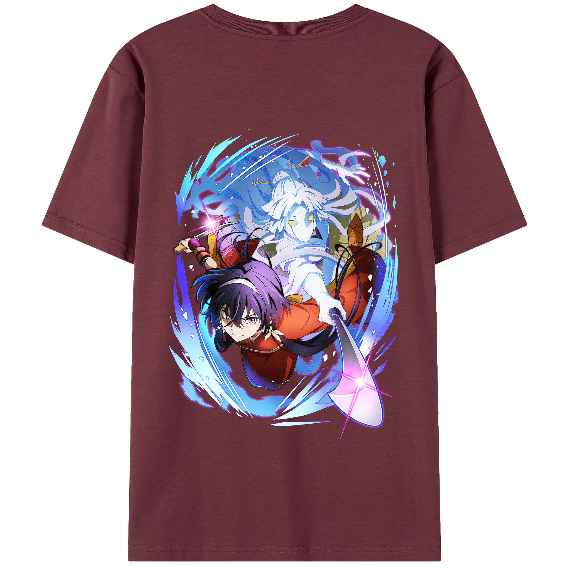 （画像用） 文豪ストレイドッグス Bungo Stray Dogs 綿100％半袖Tシャツ（背面プリント）